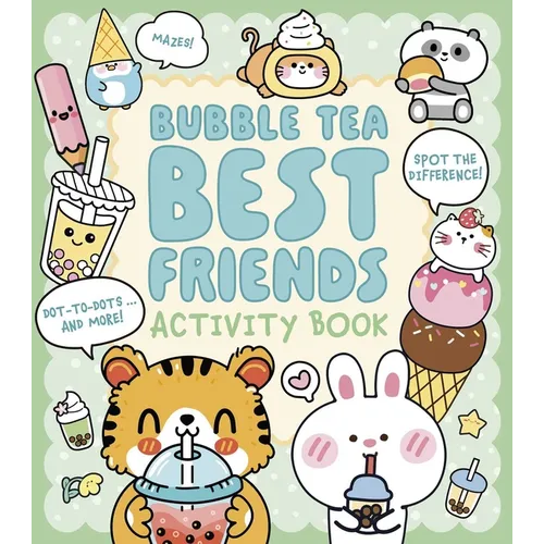 Bubble Tea Best Friends Activity Book: Mazes, Spot the Difference, Dot-To-Dot, and More!
