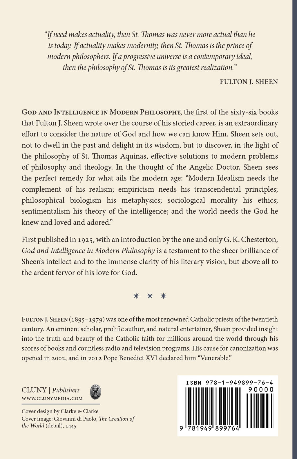 Gott und Intelligenz in der modernen Philosophie