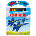 Land, Sea, and Sky: Carry-Along Coloring Set