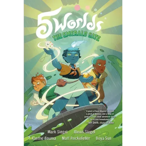 5 Worlds Book 5: The Emerald Gate: (A Graphic Novel)