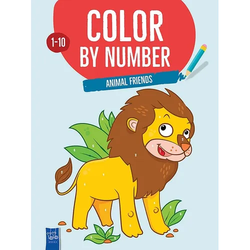 Color by Number Animal Friends