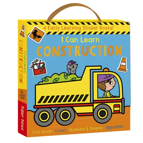 I Can Learn Construction Boxed Set: First Words, Colors, Numbers and Shapes, Opposites